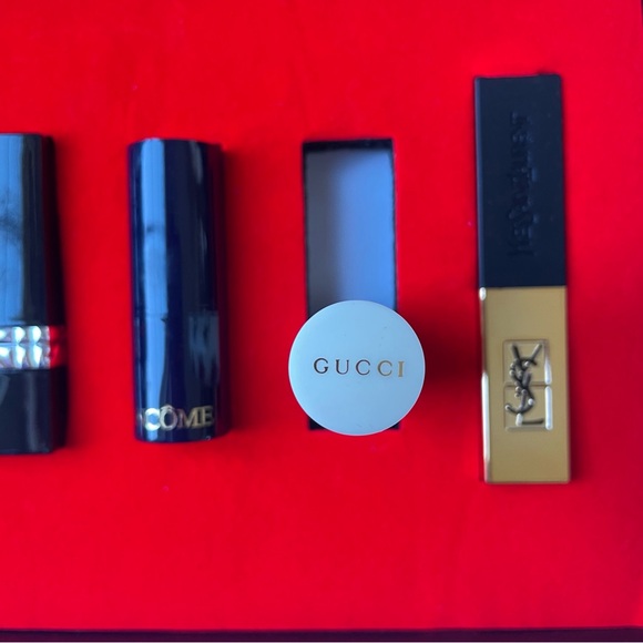 7 Luxury Lipsticks (Hermes, Givenchy, Dior, Lancôme, Gucci, YSL, MAC) Gift Set - Picture 4 of 5